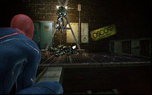 There you will find a pile of scrap-metal which you have to take a photo of - Chapter 04 - The Thrill of the Hunt - Collectibles inside buildings - The Amazing Spider-Man - Game Guide and Walkthrough