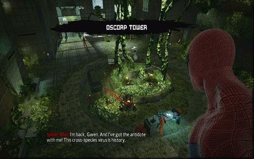 Can be found in the first room you get into - Chapter 06 - Smythe Strikes Back - p. 1 - Collectibles inside buildings - The Amazing Spider-Man - Game Guide and Walkthrough