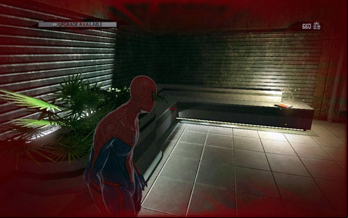 On the reception desk on the left - Chapter 06 - Smythe Strikes Back - p. 1 - Collectibles inside buildings - The Amazing Spider-Man - Game Guide and Walkthrough