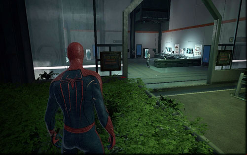 From the decontamination room, head to the room marked as 207 - Chapter 07 - Spidey to the Rescue - p. 1 - Collectibles inside buildings - The Amazing Spider-Man - Game Guide and Walkthrough