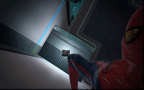 It can be found in the right corner of the room - Chapter 07 - Spidey to the Rescue - p. 2 - Collectibles inside buildings - The Amazing Spider-Man - Game Guide and Walkthrough