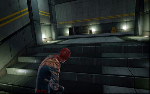 Go round them and up the stairs - Chapter 10 - Spider-Man No More! - p. 1 - Collectibles inside buildings - The Amazing Spider-Man - Game Guide and Walkthrough