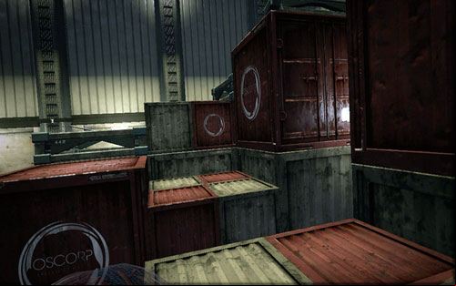 It leads to a room with big crates, along which you need to jump above - Chapter 10 - Spider-Man No More! - p. 1 - Collectibles inside buildings - The Amazing Spider-Man - Game Guide and Walkthrough