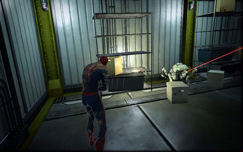 At the top on the left you will find the manual - Chapter 10 - Spider-Man No More! - p. 1 - Collectibles inside buildings - The Amazing Spider-Man - Game Guide and Walkthrough
