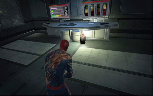 On the left there will be a room with the last manual inside - Chapter 10 - Spider-Man No More! - p. 1 - Collectibles inside buildings - The Amazing Spider-Man - Game Guide and Walkthrough