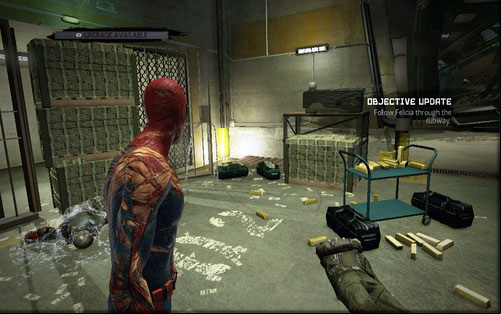 Another magazine has been hidden in the corner of the niche - St. Gabriel's Bank - Collectibles inside buildings - The Amazing Spider-Man - Game Guide and Walkthrough