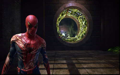 Turn right before them and pick up the magazine - Water Treatment Facility - Collectibles inside buildings - The Amazing Spider-Man - Game Guide and Walkthrough
