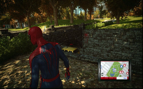 In order to get it, head to the marked park and approach the intersection - Costumes list - Spider-Man's costumes - The Amazing Spider-Man - Game Guide and Walkthrough