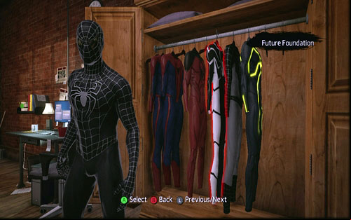 2 - Costumes list - Spider-Man's costumes - The Amazing Spider-Man - Game Guide and Walkthrough