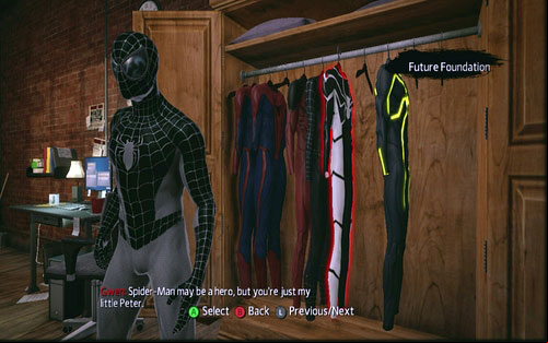 4 - Costumes list - Spider-Man's costumes - The Amazing Spider-Man - Game Guide and Walkthrough
