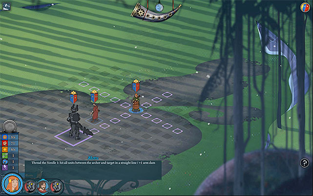 Try to attack the monster from a distance as long as possible - A fight in the woods | Chapter 2 - Chapter 2 - The Banner Saga Game Guide