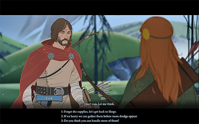 Selection window - A fight in the woods | Chapter 2 - Chapter 2 - The Banner Saga Game Guide