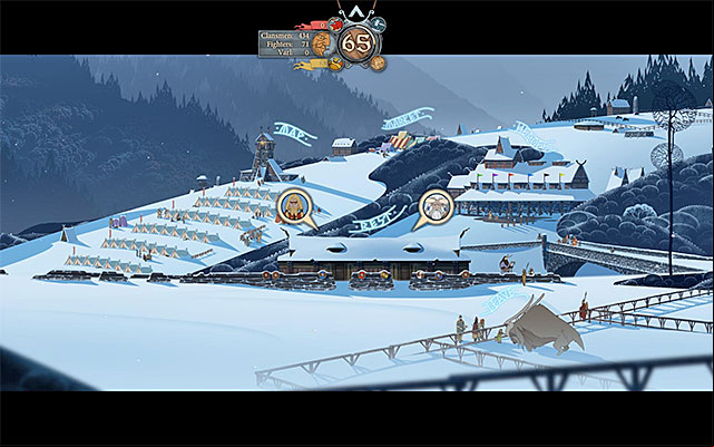 Wyrmtoe village view - Wyrmtoe | Chapter 4 - Chapter 4 - The Banner Saga Game Guide