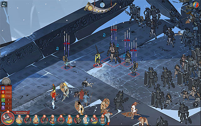Stonesinger can unfortunately strengthen his helpers - Einartoft | Chapter 4 - Chapter 4 - The Banner Saga Game Guide