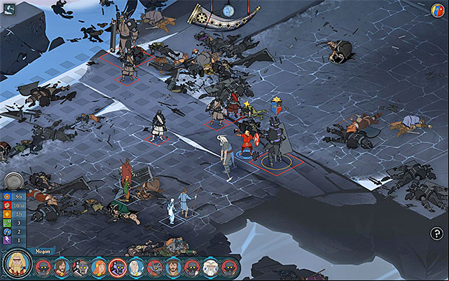 Watch out for the most powerful Stoneguard Colossus - Einartoft | Chapter 5 - Chapter 5 - The Banner Saga Game Guide