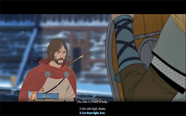It will be better to let Egil and Alette the next fight - Skogr | Chapter 2 - Chapter 2 - The Banner Saga Game Guide