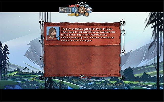 End of the visit in Skogr for variant B - Skogr | Chapter 2 - Chapter 2 - The Banner Saga Game Guide