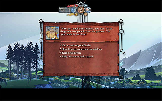Make your choice - Journey to Frostvellr | Chapter 2 - Chapter 2 - The Banner Saga Game Guide