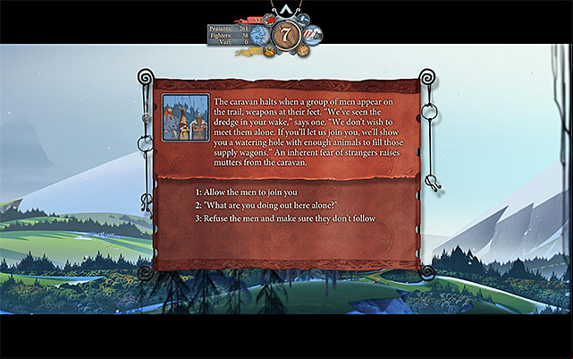 Encountering warriors - Journey to Frostvellr | Chapter 2 - Chapter 2 - The Banner Saga Game Guide