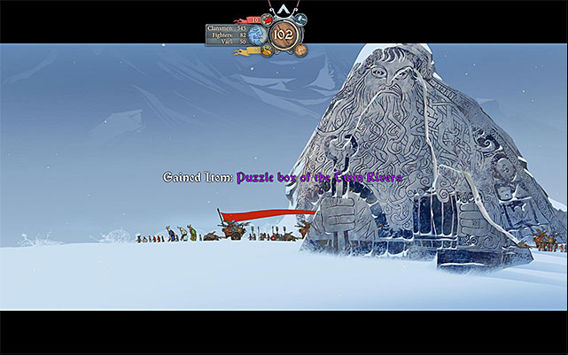 The correct performance of al actions will grant you a valuable artifact - Journey to Sigrholm | Chapter 6 - Chapter 6 - The Banner Saga Game Guide