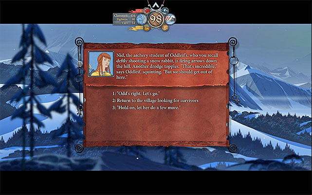Nid will permanently the party - Journey to Sigrholm | Chapter 6 - Chapter 6 - The Banner Saga Game Guide