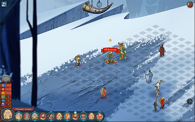 You can deal with bandits, intimidate them, or give them some of your supplies - Journey to Sigrholm | Chapter 6 - Chapter 6 - The Banner Saga Game Guide