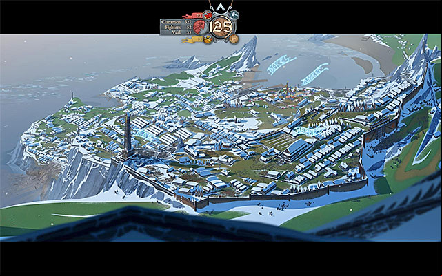 The view on Boersgard - Boersgard - the beginning | Chapter 7 - Chapter 7 - The Banner Saga Game Guide