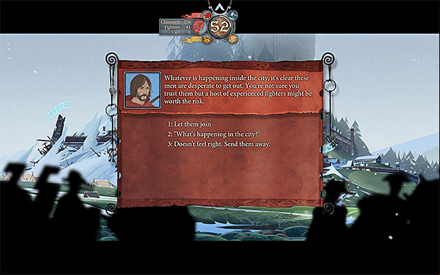 It is best to refuse Onef - The more important decisions | Lists - Lists - The Banner Saga Game Guide