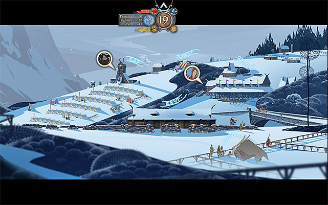 The village destroyed by monsters - Journey to Ridgehorn | Chapter 3 - Chapter 3 - The Banner Saga Game Guide