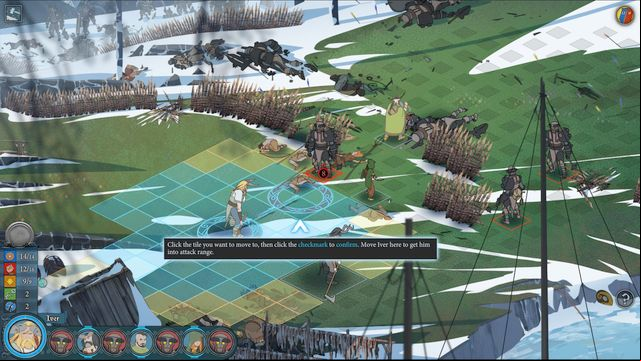 Use willpower points you move around only if you spot an opportunity to eliminate a distant opponent quickly. - Movement around the battlefield and succession of moves | Combat - Combat - The Banner Saga 2 Game Guide
