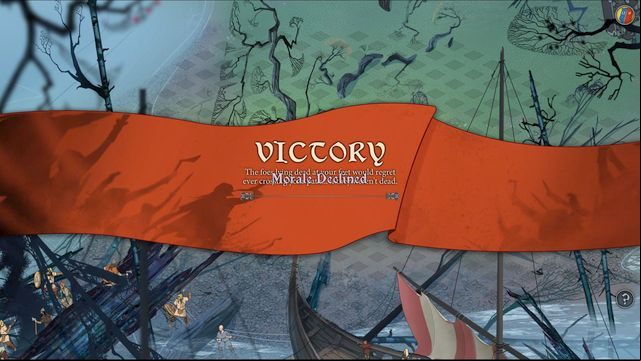 After winning a battle, you will be shown how many Renown points you got. - Renown | Caravan - Caravan - The Banner Saga 2 Game Guide