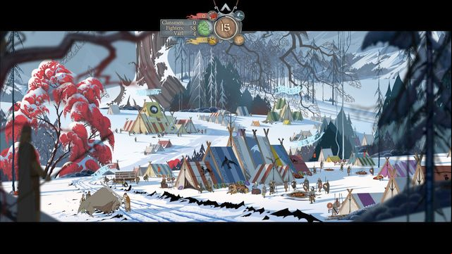 A camp is where you can rest, train, upgrade the characters and talk to them. - Cities and Camps | Caravan - Caravan - The Banner Saga 2 Game Guide