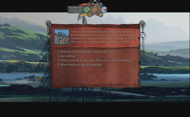 Kids are always a nuisance, especially on a ship - Journey to Ormsdalr | Chapter 8 - Chapter 8 - The Banner Saga 2 Game Guide
