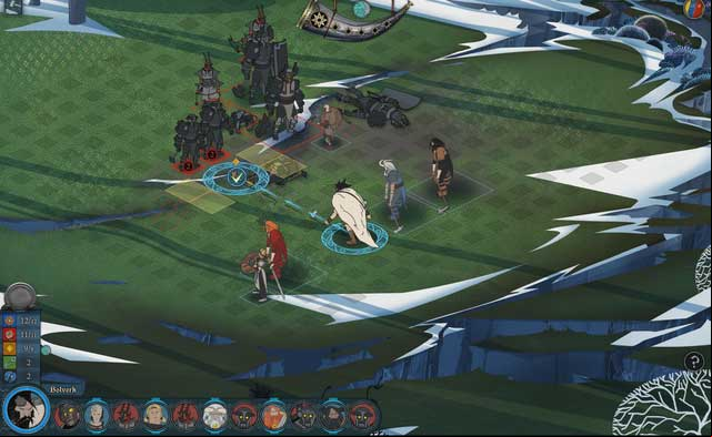 The battle in defense of Oli is a constant element - Road to Bindal | Chapter 9 - Chapter 9 - The Banner Saga 2 Game Guide