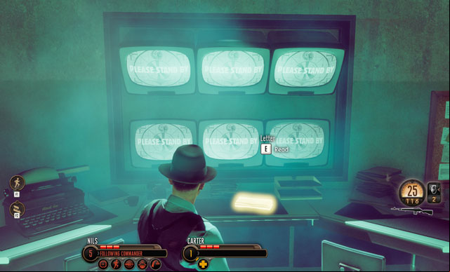 Letter was left at the screens. - Chapter I: Invasion! - Walkthrough - The Bureau: XCOM Declassified - Game Guide and Walkthrough