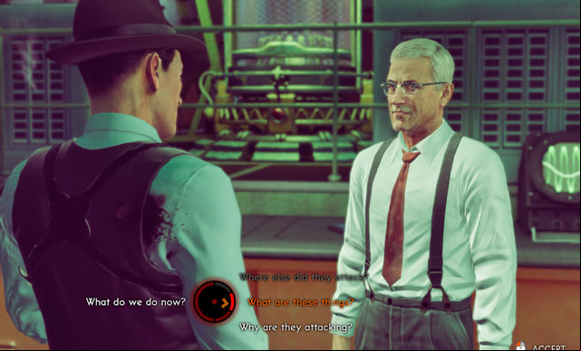 Choices in this conversation dont have any influence. - Chapter I: Invasion! - Walkthrough - The Bureau: XCOM Declassified - Game Guide and Walkthrough
