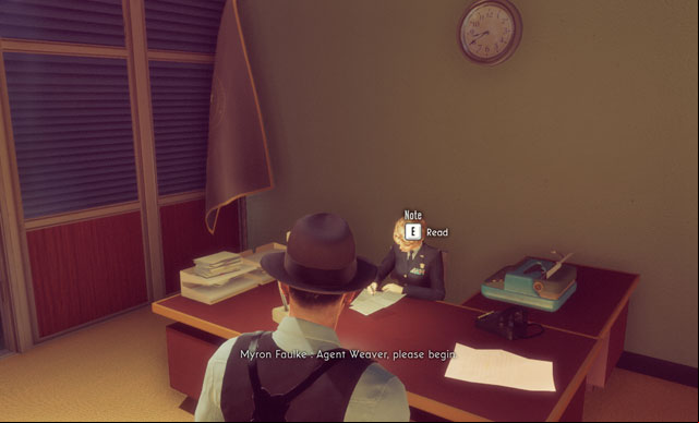 Sniff around before you talk to the boss. - Base Visit I: Welcome to XCOM - Documents and letters - The Bureau: XCOM Declassified - Game Guide and Walkthrough