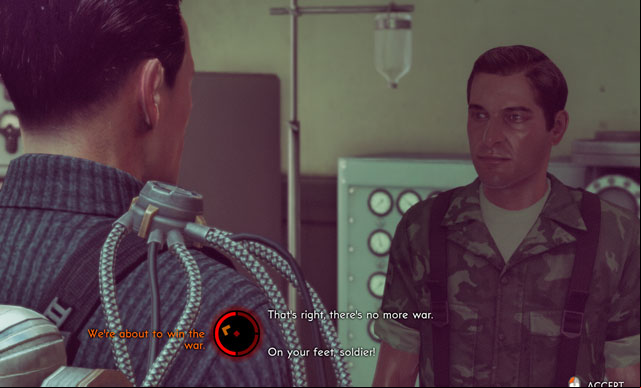 Convincing a sick one that he is needed. Nice idea. - Investigation: Cure - Walkthrough - The Bureau: XCOM Declassified - Game Guide and Walkthrough