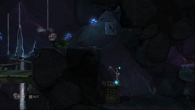 Keep going left and down until you reach a place that you cant jump to - The Gift Shop - The Cave (generally accessible locations) - The Cave - Game Guide and Walkthrough