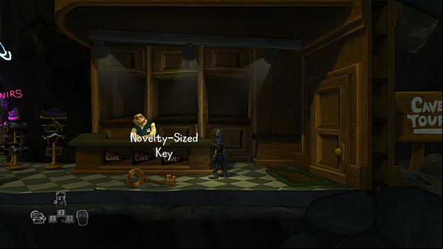 1 - The Gift Shop - The Cave (generally accessible locations) - The Cave - Game Guide and Walkthrough