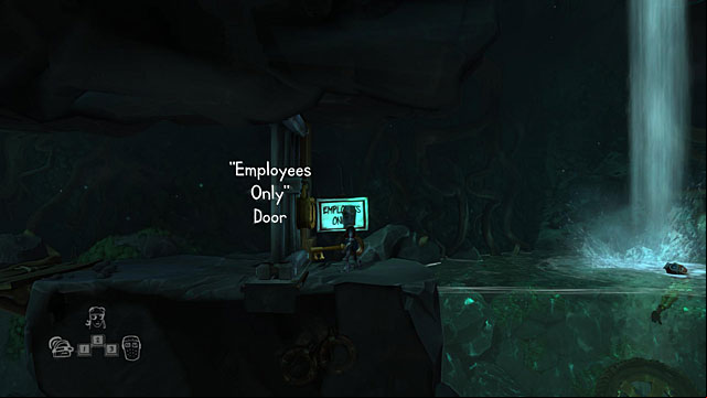 Take the key and head left to the Employees Only Door - The Gift Shop - The Cave (generally accessible locations) - The Cave - Game Guide and Walkthrough