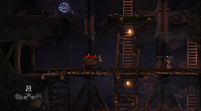 The right platform should be at the top now - The Mine - The Cave (generally accessible locations) - The Cave - Game Guide and Walkthrough