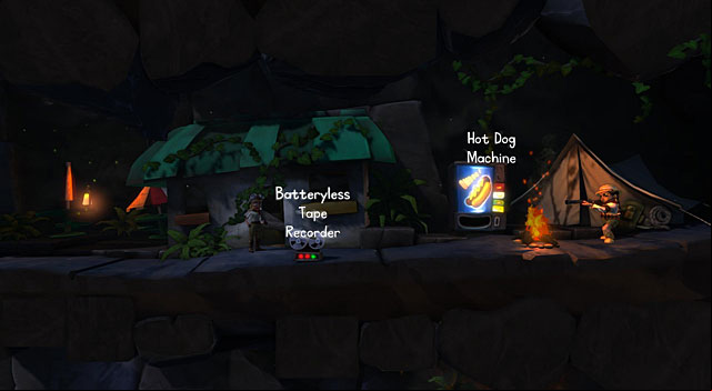 Get past the ZOO entrance and one of your characters will be taken away by a monster that's being chased by a hunter - The ZOO - The Cave (generally accessible locations) - The Cave - Game Guide and Walkthrough