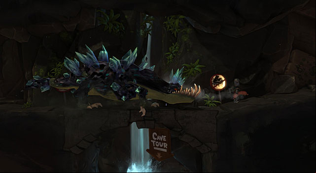 Place it beside the Hot Dog Machine, wait for the hunter to go away and take one hot dog - The ZOO - The Cave (generally accessible locations) - The Cave - Game Guide and Walkthrough