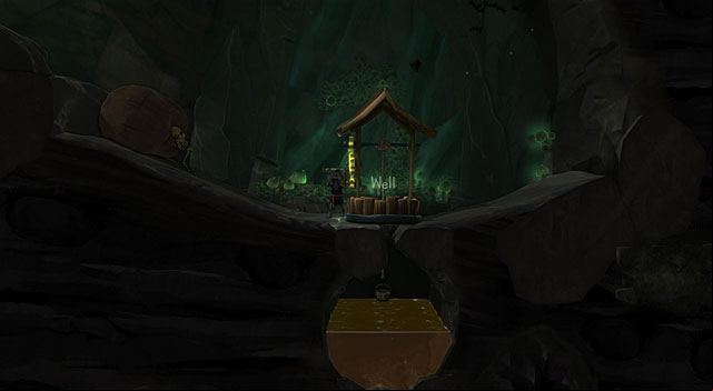 It turns out that by moving away the rock you have created a Well - The Time Traveller - Locations for specific characters - The Cave - Game Guide and Walkthrough