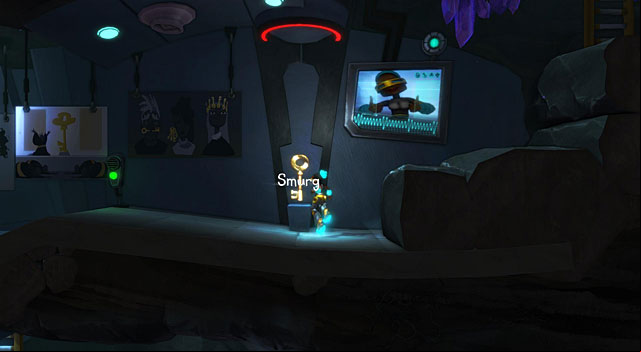 Now switch to the character in the future and pick up the Smurg which you have ed by on your way to the dinosaur model - The Time Traveller - Locations for specific characters - The Cave - Game Guide and Walkthrough