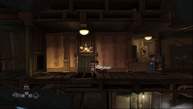 In the kitchen beside the elevator you will find a Hammer - Twins - Locations for specific characters - The Cave - Game Guide and Walkthrough