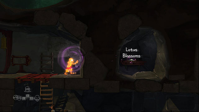 Follow the corridor to the left and climb the ladder - The Monk - Locations for specific characters - The Cave - Game Guide and Walkthrough