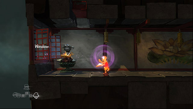 After reaching an open Window, use the monk's skill on it - The Monk - Locations for specific characters - The Cave - Game Guide and Walkthrough