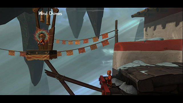 Once again use the monk's special skill on the bells to disturb his meditation - The Monk - Locations for specific characters - The Cave - Game Guide and Walkthrough
